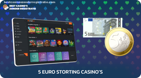 Bij het casino met een storting van 5 euro kun je met minimale investeringen verschillende goksites uitproberen, waardoor je de kans krijgt om te gaan spelen en winnen met iDEAL en andere betrouwbare betaalmethoden