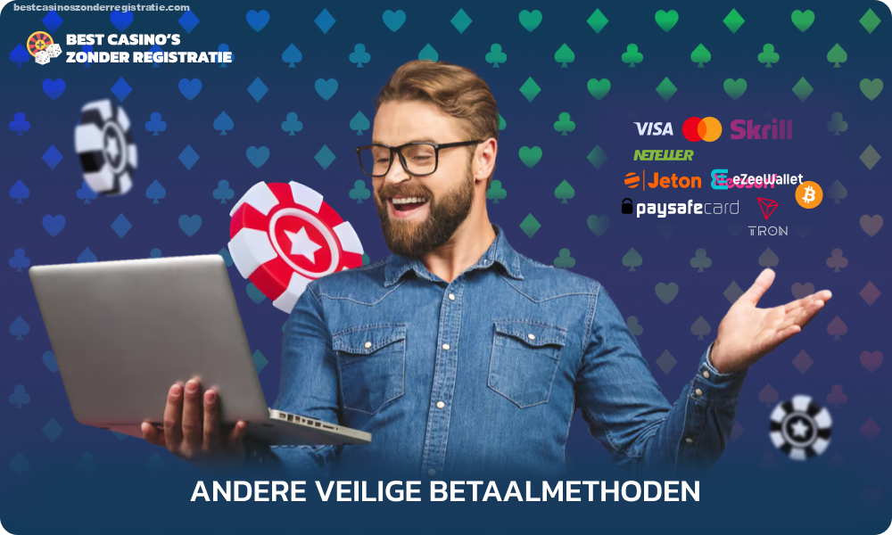 Spelsites bieden veel verschillende veilige bankbetaalmethoden aan die als alternatief voor iDEAL kunnen dienen