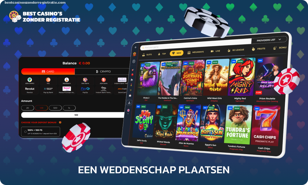 Om voor echt geld te gaan spelen bij Betsomnia Casino, moet je inloggen op je account, een storting doen, een slot- of live casinospel selecteren, de regels lezen en een weddenschap plaatsen