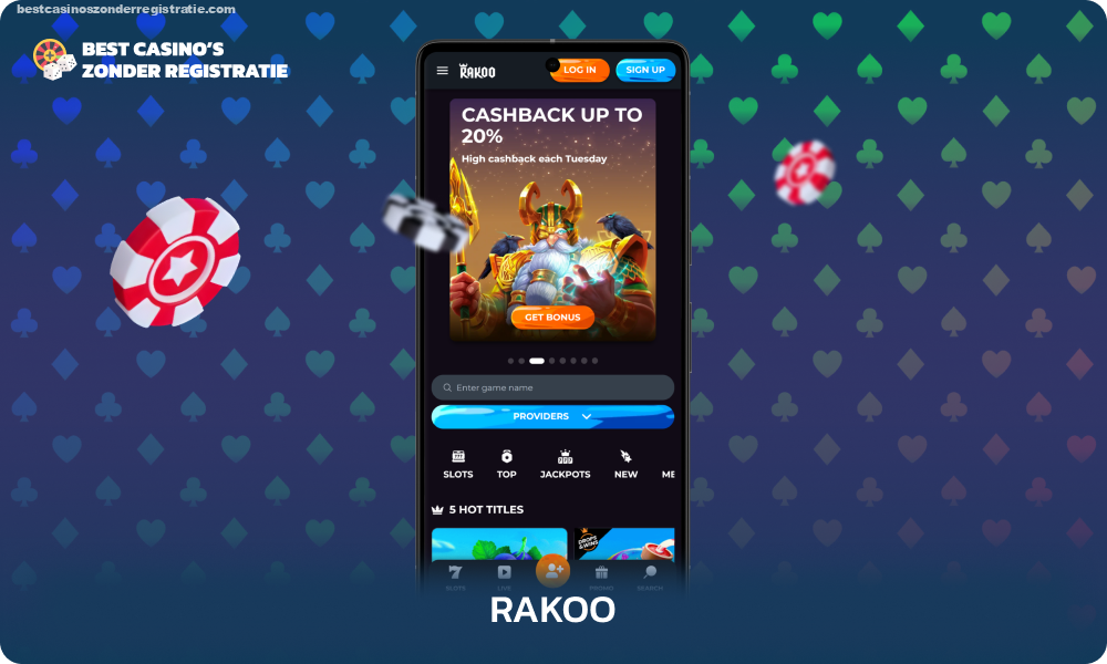 In Rakko's nieuwe online casino zonder CRUKS kunnen spelers hun saldo opwaarderen met een minimumbedrag van 20 euro en tot 5000 euro per transactie opnemen via de iDEAL-bankmethode