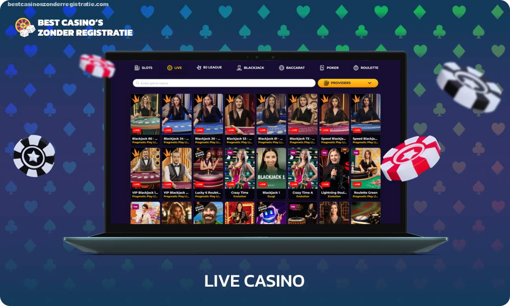 In het FGFox Live Casino kunnen spelers hun geluk beproeven in poker, roulette, Blackjack League, baccarat en spelshows van toonaangevende aanbieders, en ze kunnen ook deelnemen aan pokertoernooien met grote prijzenpotten