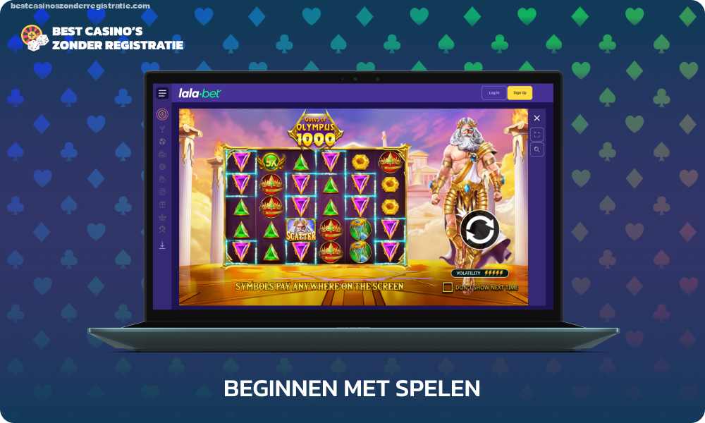 Om voor echt geld te gaan spelen in een online casino zonder CRUKS, vult u uw saldo aan, leest u de spelregels, plaatst u een weddenschap en wacht u op de uitslag van de ronde of de aankondiging van de uitslag van een live dealer