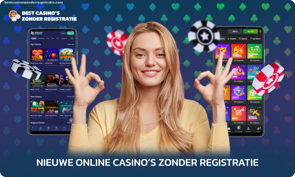 Ervaren gokkers zouden eens moeten kijken naar de nieuwe online casino's zonder registratie die innovatieve functies, unieke bonussen en een meer gevarieerde selectie aan spellen bieden om de spelervaring te verbeteren