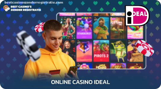 iDEAL online casino biedt de mogelijkheid om veilig en snel uw saldo aan te vullen en winsten op te nemen zonder commissie door alle financiële transacties aan uw bankrekening te koppelen, waardoor het proces betrouwbaar en efficiënt verloopt