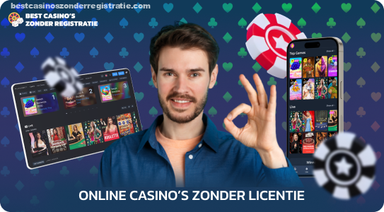 In een casino zonder licentie kun je voor echt geld spelen, bonussen ontvangen en winsten opnemen zonder commissies. Dergelijke sites opereren echter meestal onder buitenlandse licenties en vereisen een zorgvuldige veiligheidsaanpak