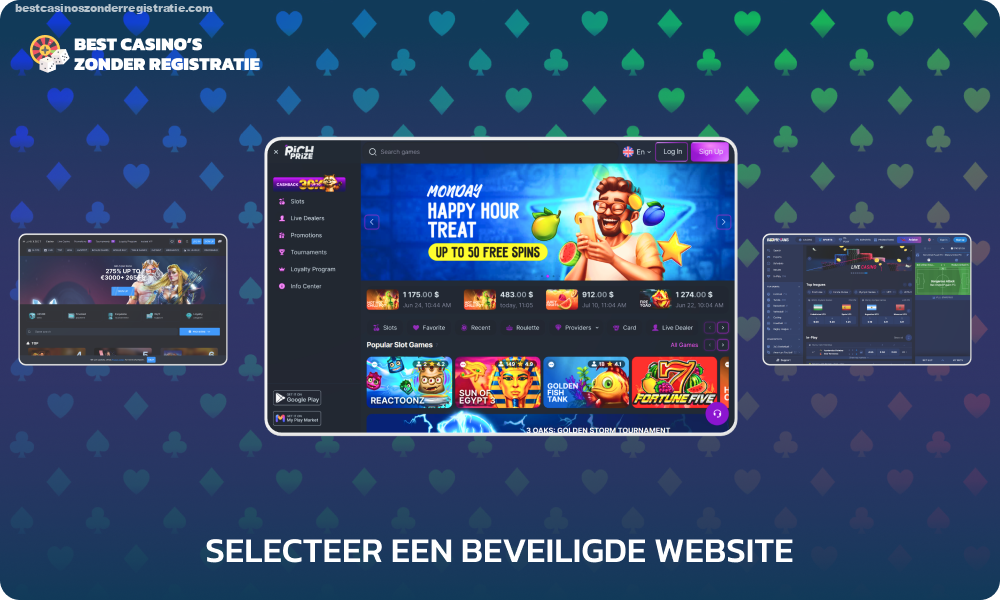 Om uw saldo bij iDEAL online casino aan te vullen, kiest u een beveiligde spelsite met of zonder registratie en als u een account moet aanmaken, geeft u de benodigde gegevens op, zoals telefoon en e-mail, om toegang te krijgen tot uw persoonlijke profiel