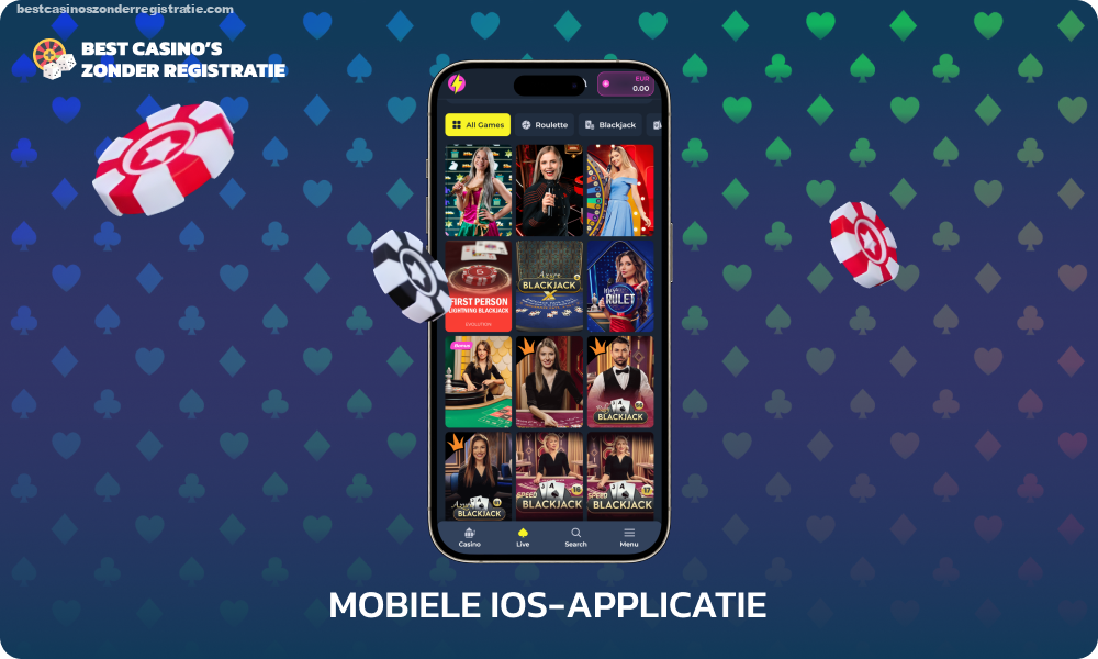 U kunt de VoltSlot mobiele applicatie voor iOS toevoegen aan het startscherm van uw apparaat door de site via een browser te bezoeken, Delen en vervolgens Toevoegen aan startscherm te selecteren en de toevoeging van het pictogram te bevestigen